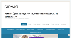 Desktop Screenshot of farmasikayit.com